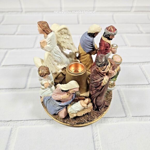 advent nativity candle holder - Picture 7 of 8